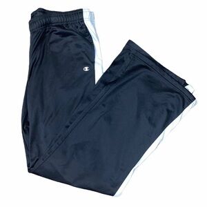 Champion men’s athletic pants large,black/white